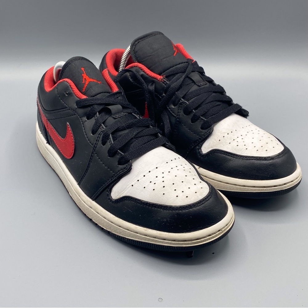 Nike Air Jordan 1 Low‎ White Toe Black Fire Red